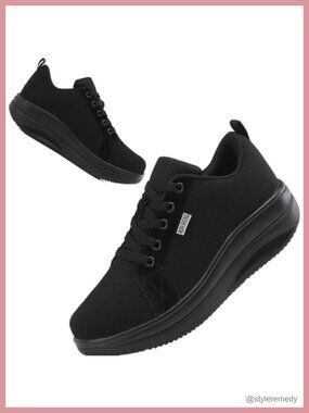 Women's Orthopedic Walking Sneakers Air Cushion Slip Resistant Work Shoes